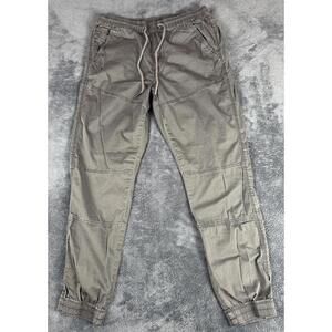 UnionBay Jogger Pants Men’s Medium Gray Elastic Waist Casual Stretch Drawstring